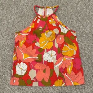 Trina Turk Floral Tank Top Blouse